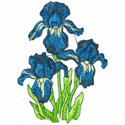 Flowers And Tree Embroidery Design 4 Flowers And Tree Embroidery Design 4